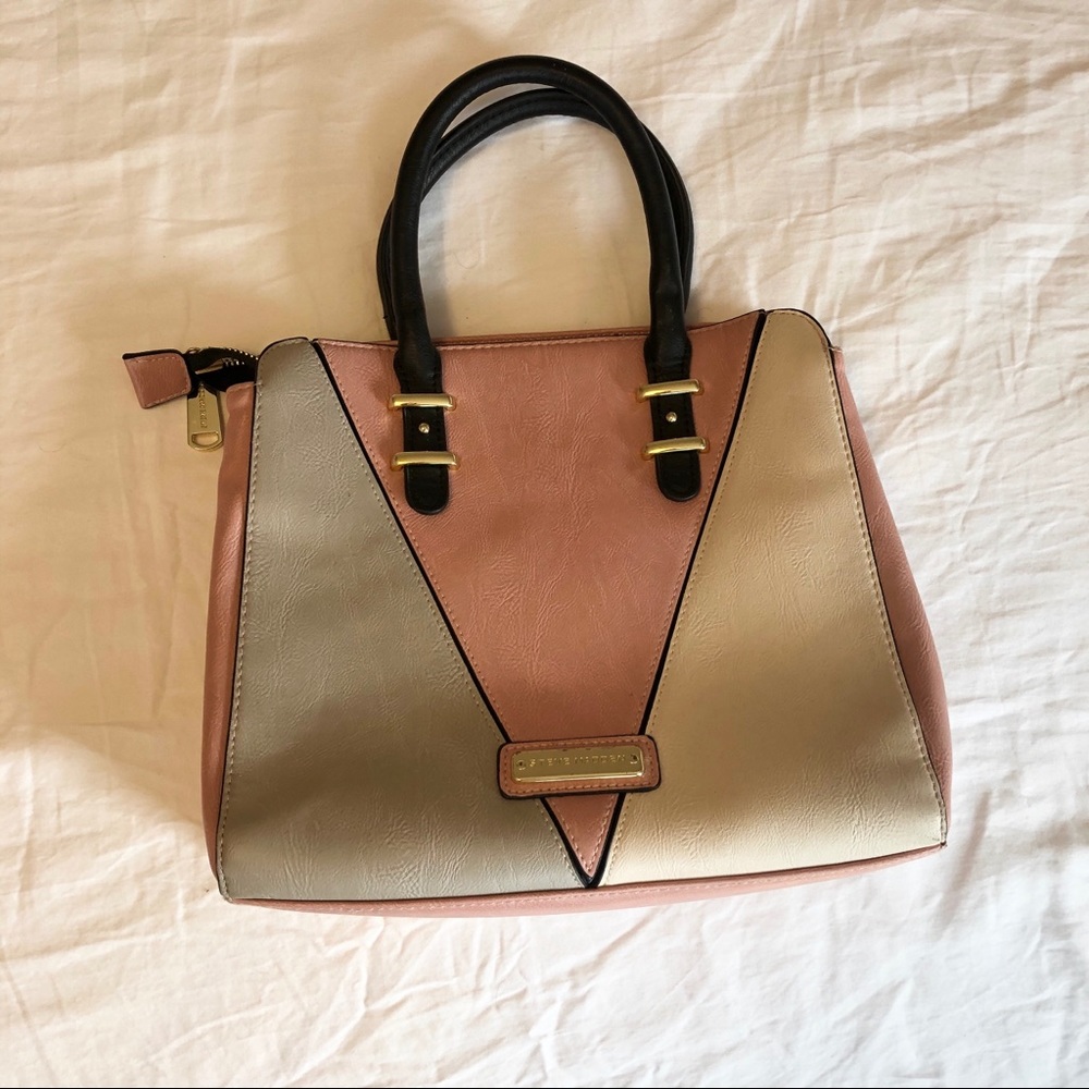 Steve Madden Pink and Grey purse